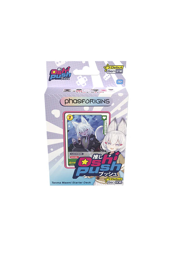 Oshi Push: VTuber Card Game Tenma Maemi Starter Deck