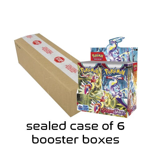 Pokémon TCG: Scarlet & Violet (Base Set) Sealed Case of 6 Booster Boxes