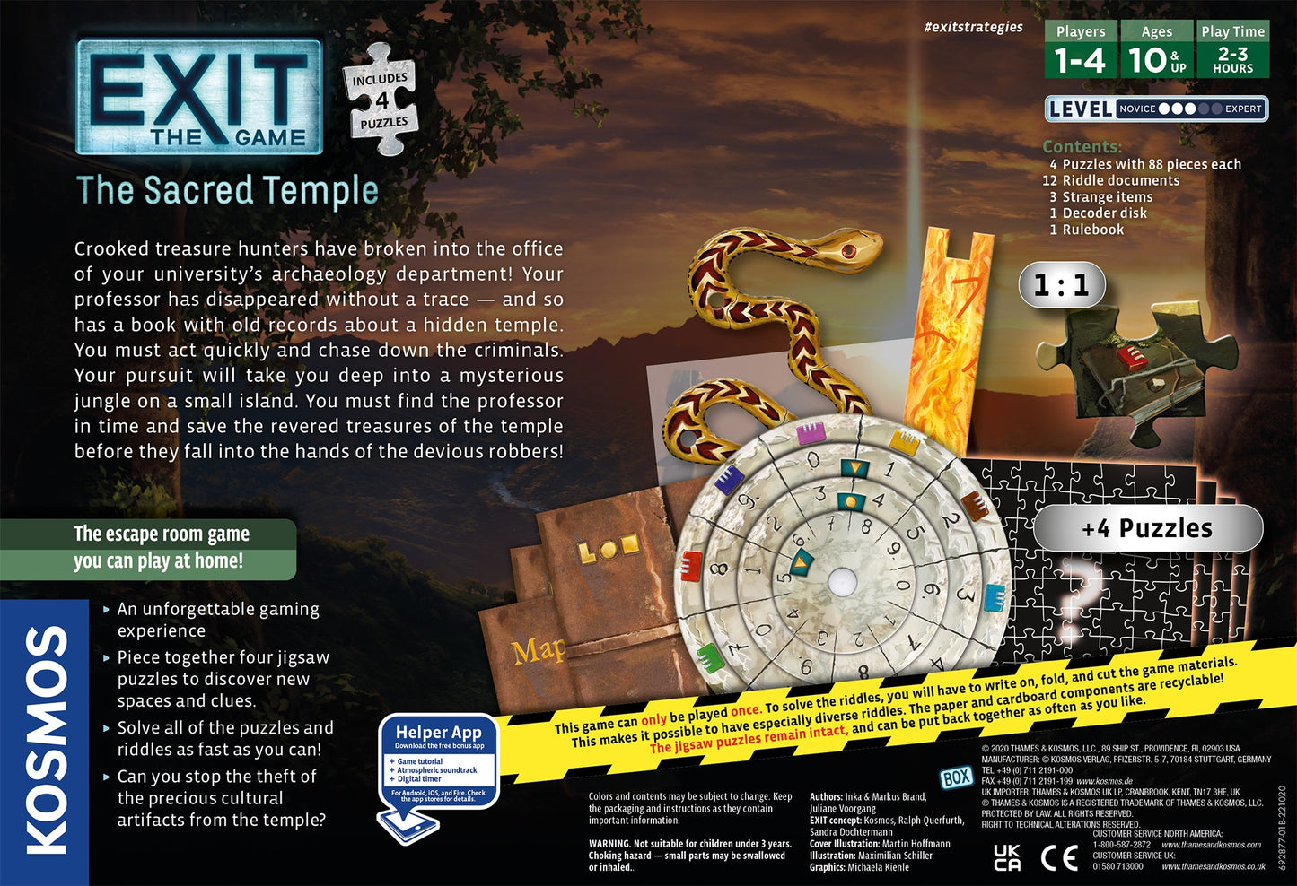 Exit: The Sacred Temple (With Puzzle)