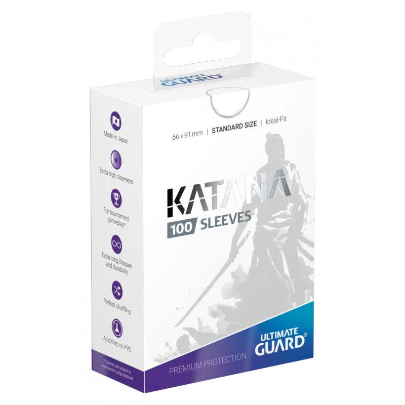 Katana Sleeves - STD - 100ct - White