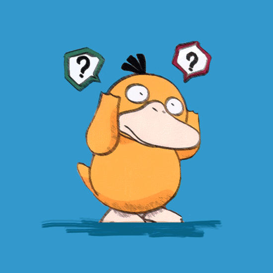 Psyduck looking confused