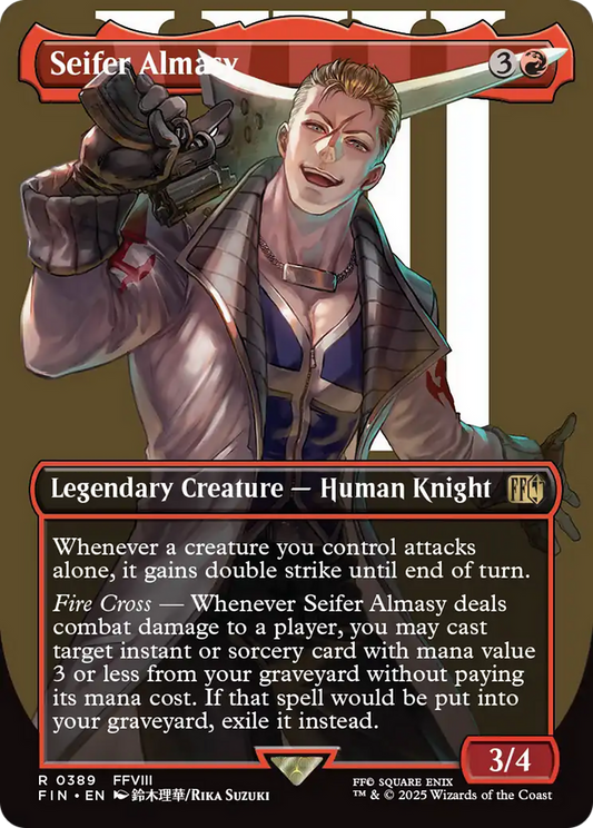 Seifer Almasy (Borderless) (FIN-389) - FINAL FANTASY Foil