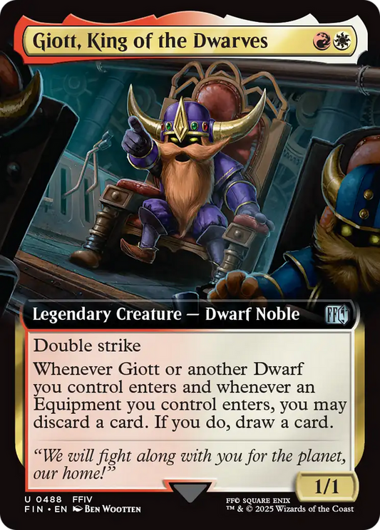 Giott, King of the Dwarves (Extended Art) (FIN-488) - FINAL FANTASY
