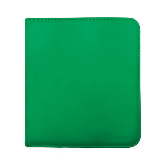 This is the ultra pro 12 pocket green binder.