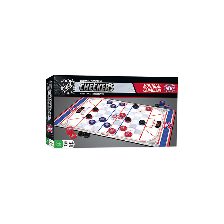 Montreal Canadiens NHL Checkers Game