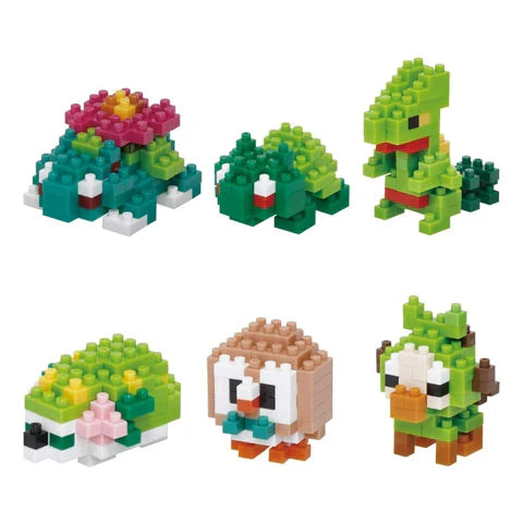 Pokémon Nanoblock Mini Nano Kit: Grass Series box