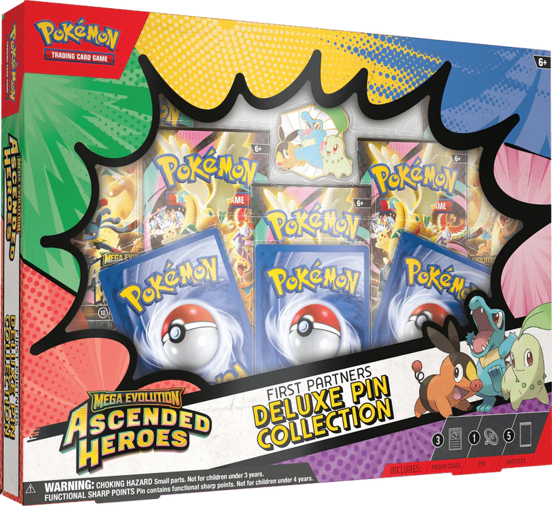 Pokémon TCG: Ascended Heroes First Partners Deluxe Pin Collection
