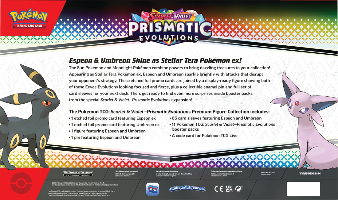 Pokémon TCG: Prismatic Evolutions Premium Figure Collection