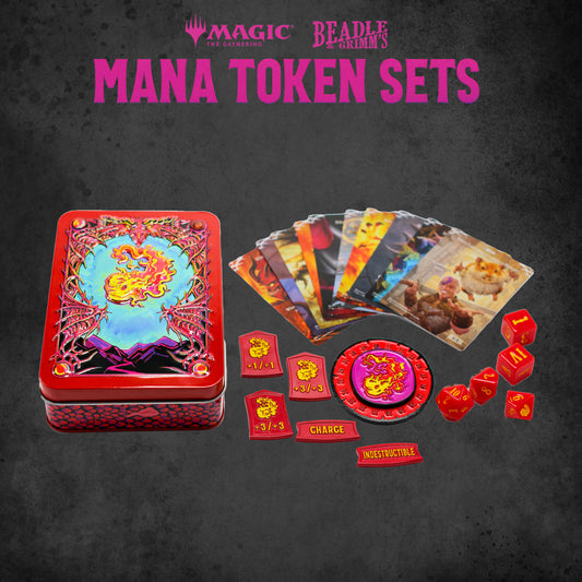 Beadle & Grimm's Magic the Gathering Mana Token Set - Red