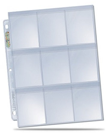 Ultra Pro PAGE 9 POCKETS SECURE 100CT