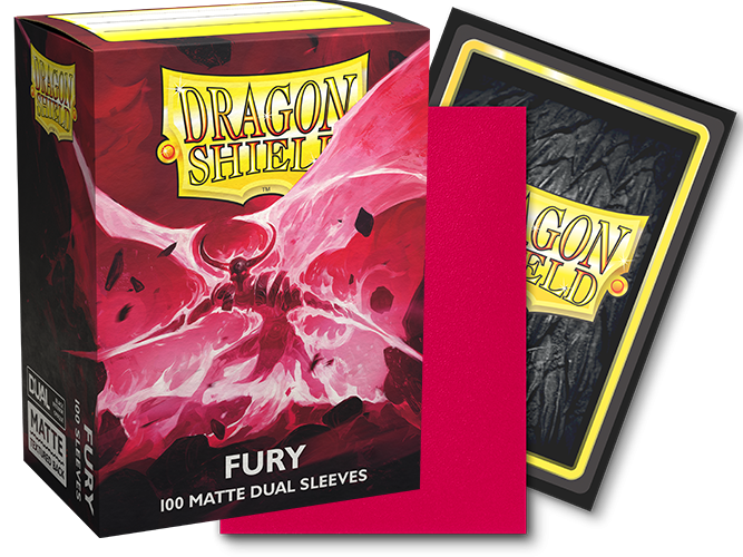 Dragon Shield - Fury - Dual Matte Sleeves (100 Count - Standard Size)