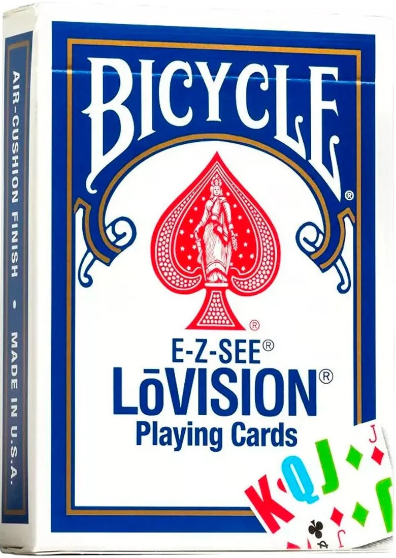 Bicycle Playing Cards - E-Z See/Lo Vision Jumbo Deck