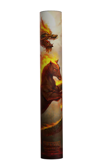Dragon Shield Playmat With Tube Fire Horse