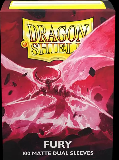 Dragon Shield - Fury - Dual Matte Sleeves (100 Count - Standard Size)