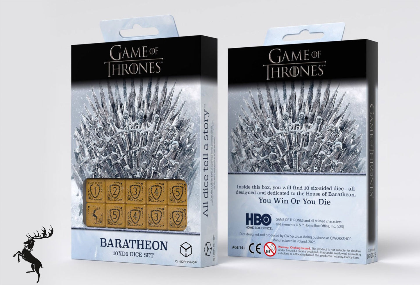 Game of Thrones: Baratheon 10 X D6 Dice Set