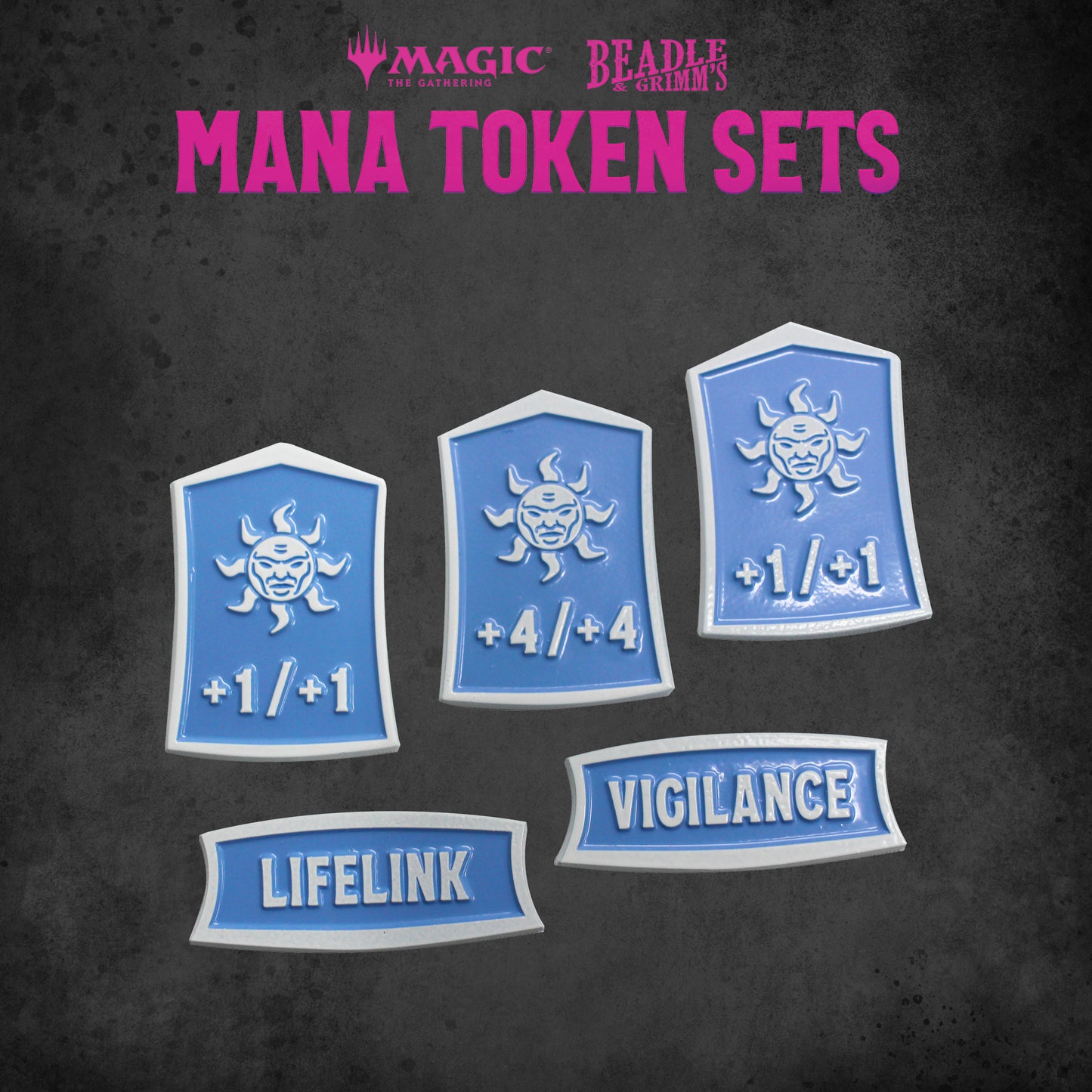 Beadle & Grimm's Magic the Gathering Mana Token Set - White
