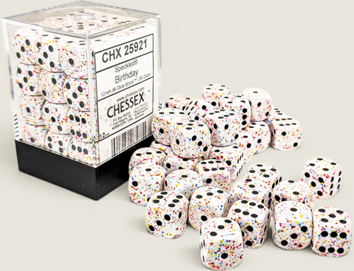 Chessex Speckled 36D6 Birthday 12MM