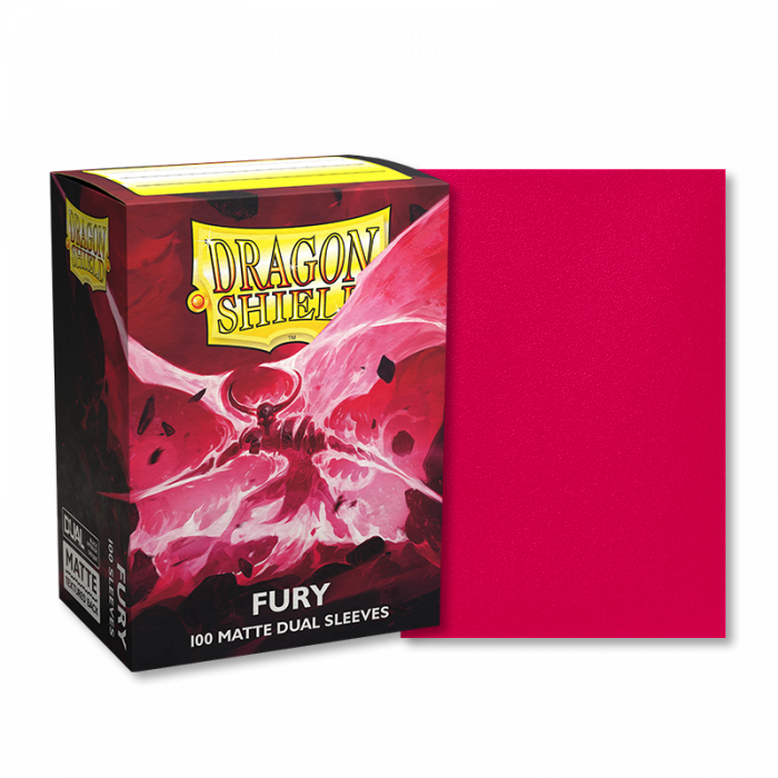 Dragon Shield - Fury - Dual Matte Sleeves (100 Count - Standard Size)