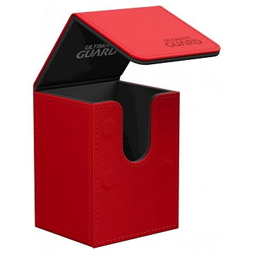 Ultimate Guard Flip Deck Case Leatherette Red 80+