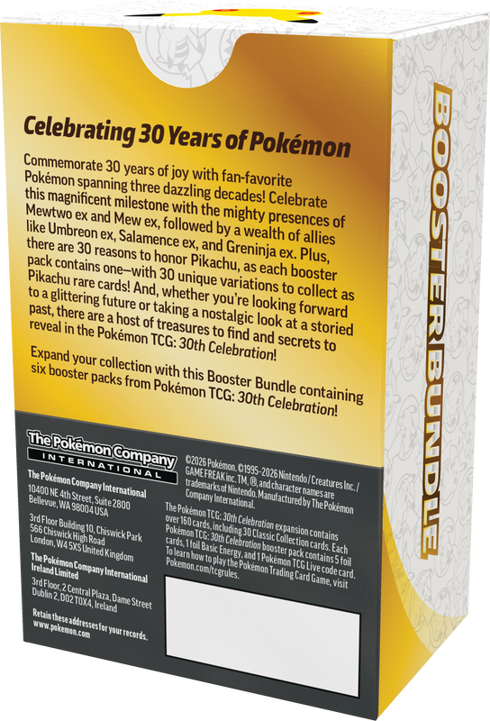 Pokémon TCG: 30th Celebration Booster Bundle {Pre-Order}