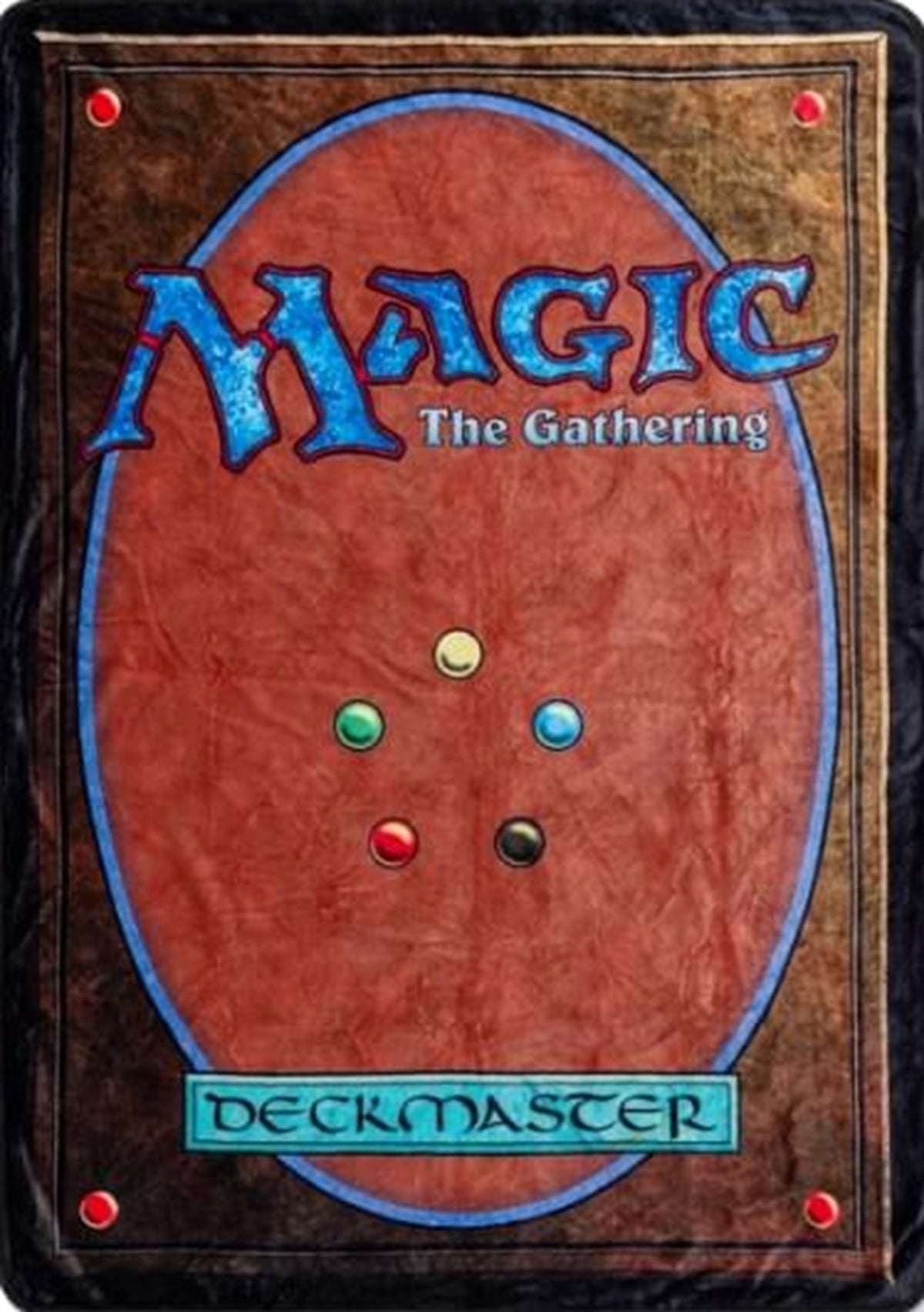 Mtg Fleece Throw Blanket Card Back 45X60 product image