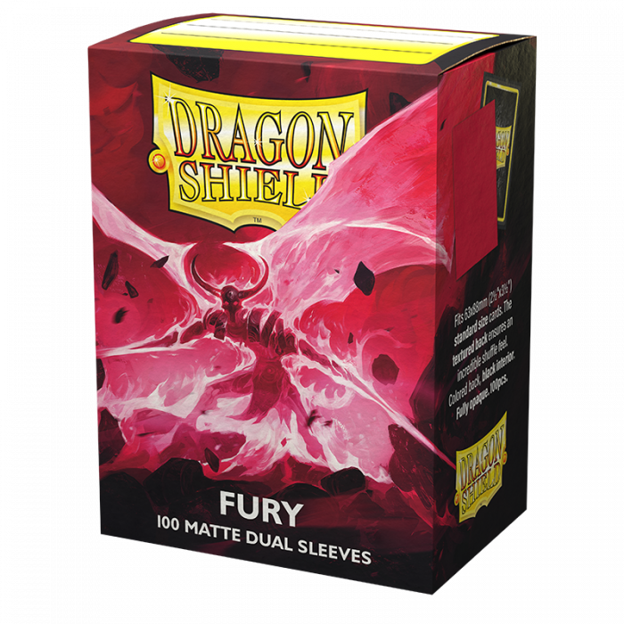 Dragon Shield - Fury - Dual Matte Sleeves (100 Count - Standard Size)