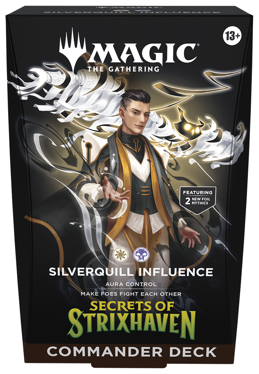 MTG - Secrets Of Strixhaven Commander Silverquill Influence