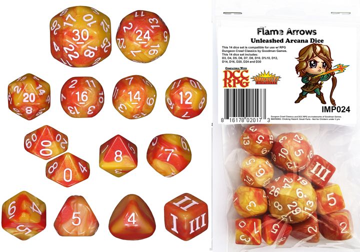 DCC 14-Die Set Flame Arrows