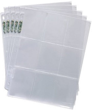 Ultra Pro PAGE 9 POCKET SILVER 25CT PACK
