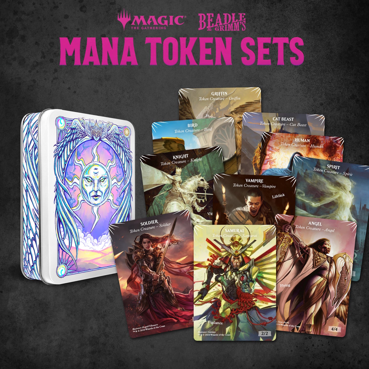 Beadle & Grimm's Magic the Gathering Mana Token Set - White