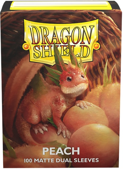 Dragon Shield - Peach - Dual Matte Sleeves 100ct