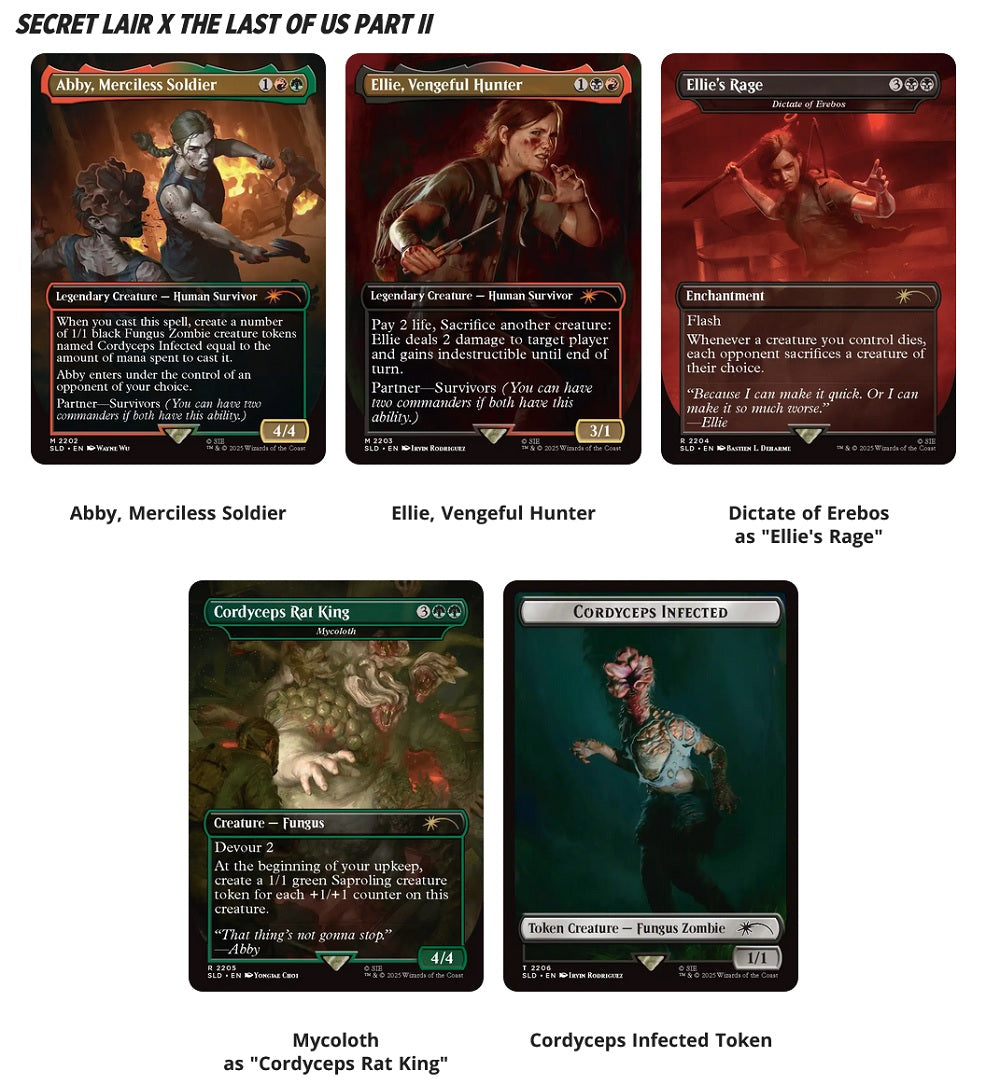 MTG: Secret Lair Last of Us Part 2 Path of Retribution
