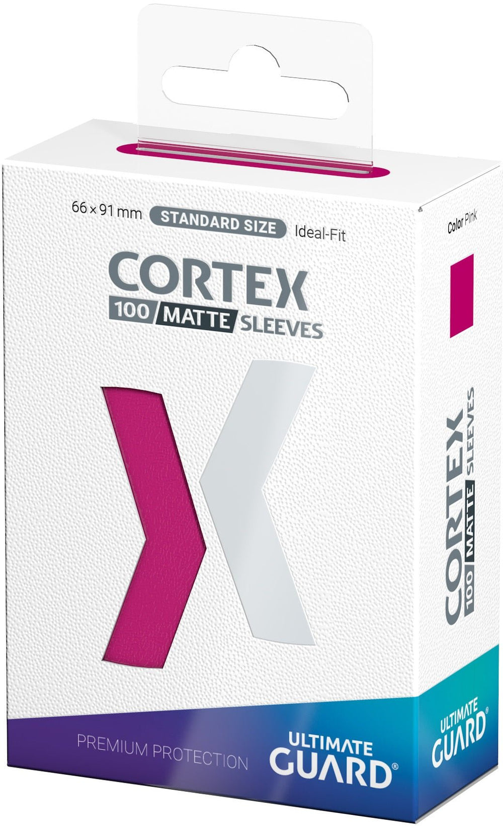 Cortex Sleeves - Standard Size - Matte 100ct - Pink