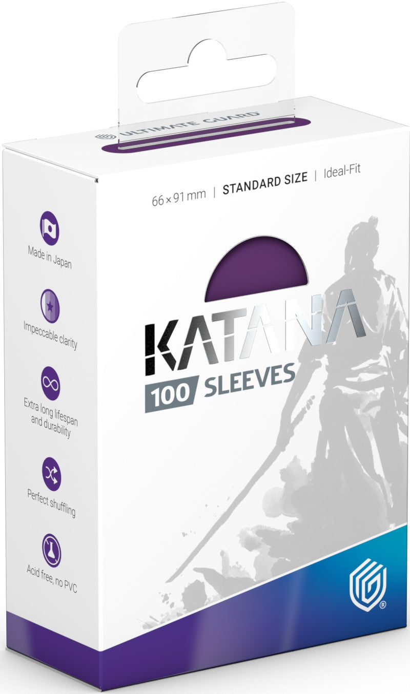 Ultimate Guard Sleeves | Katana Sleeves - Standard Size 66mm x 91mm - Iris Bloom - 100ct