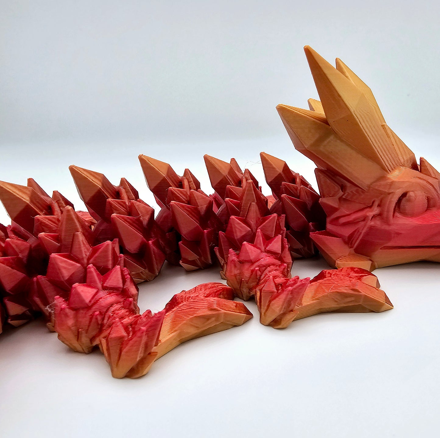 Galactic3D PLA - 1.75mm / 1 kg - Red/Gold Rainbow Silk