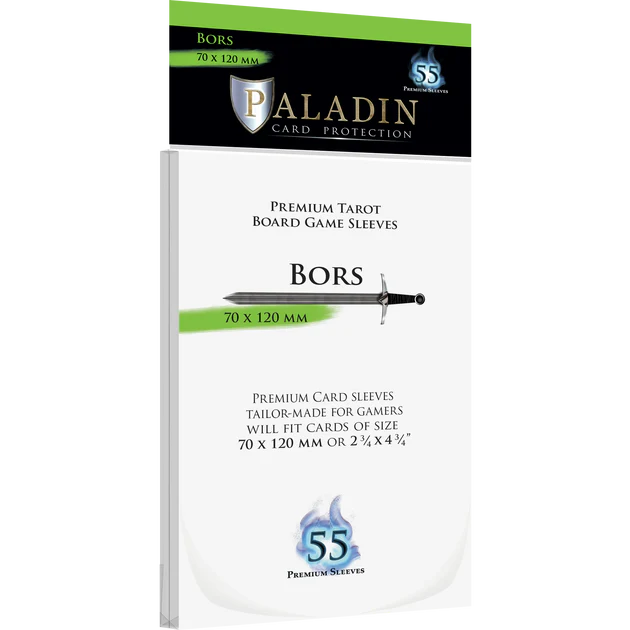 Paladin Sleeves: Bors (Tarot) 70 x 120mm, 55ct