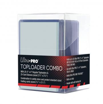 UltraPRO Toploader Combo (25 sleeves, 25 toploaders, 1 deck box)