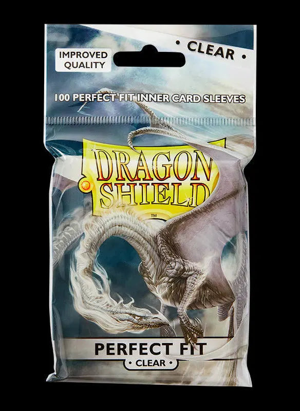 Dragon Shield Sleeves - Perfect Fit - Clear (100 Count - Standard Size)