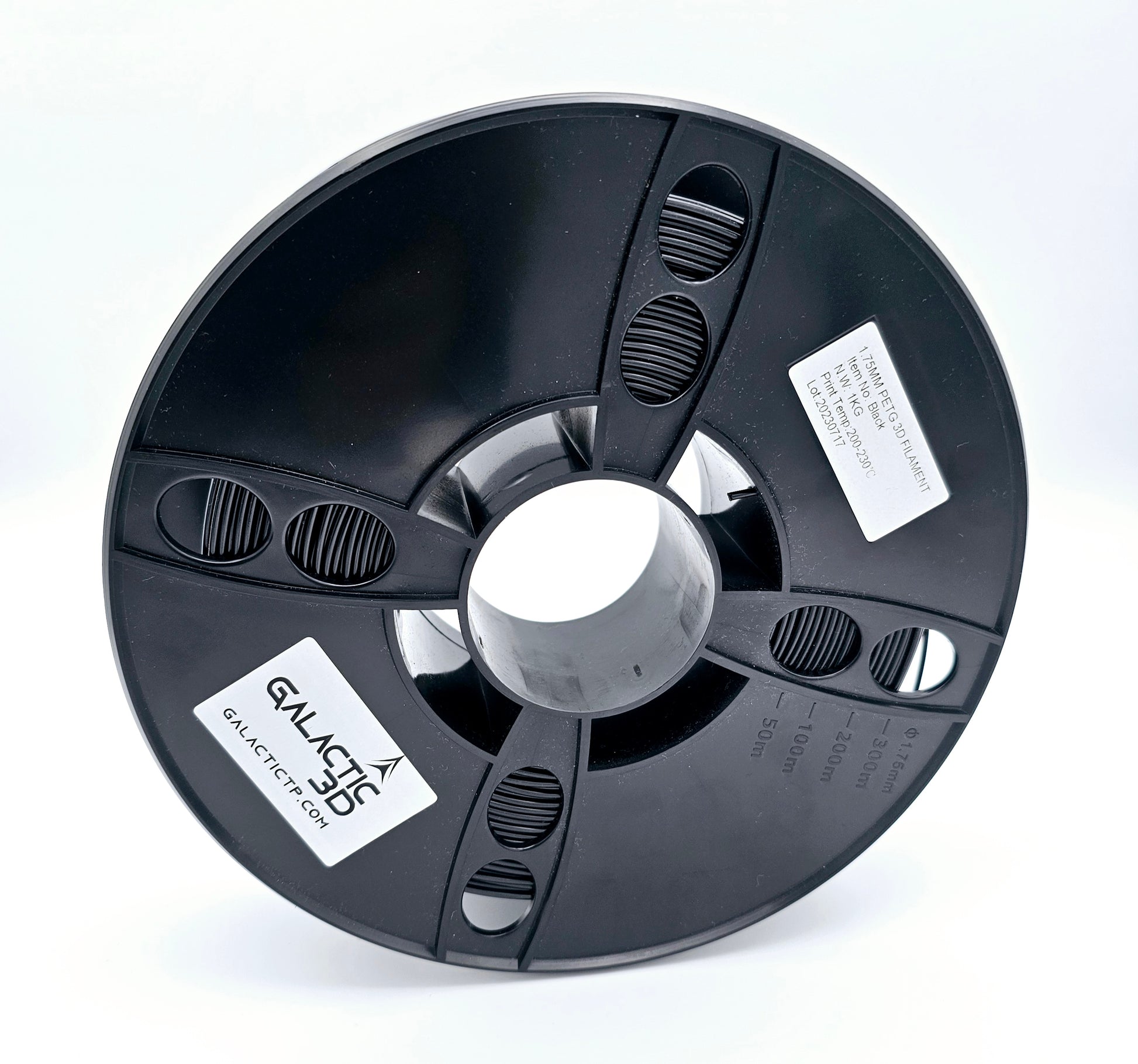 Front view of spool