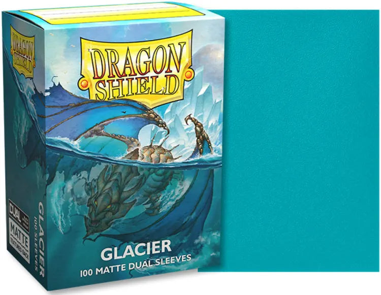 Dragon Shield - Glacier - Dual Matte Sleeves (100 Count - Standard Size)
