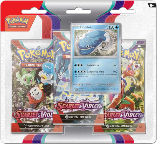 Pokémon TCG: Scarlet & Violet Base Set 3-Pack Blister (Dondozo)