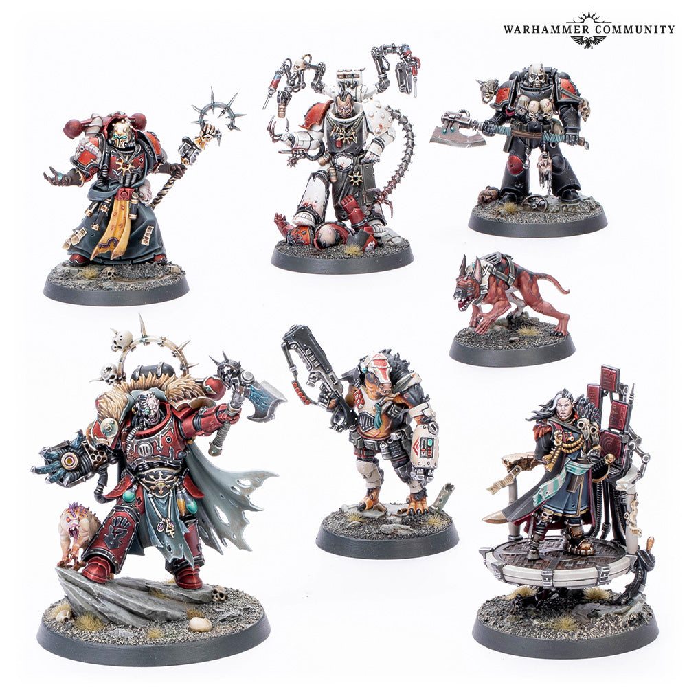 Chaos Space Marines - Huron Blackheart and the Masters of the Maelstrom
