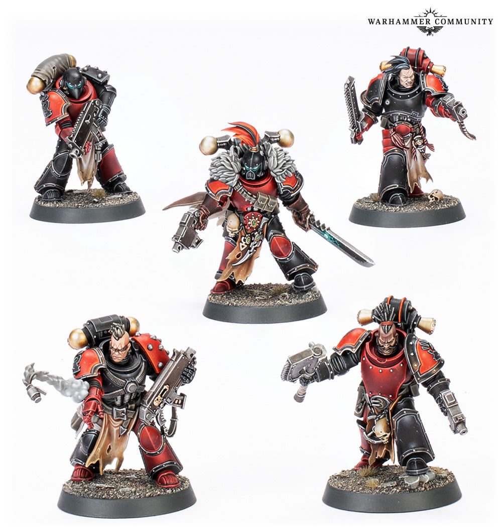 Chaos Space Marines - Red Corsairs Raiders