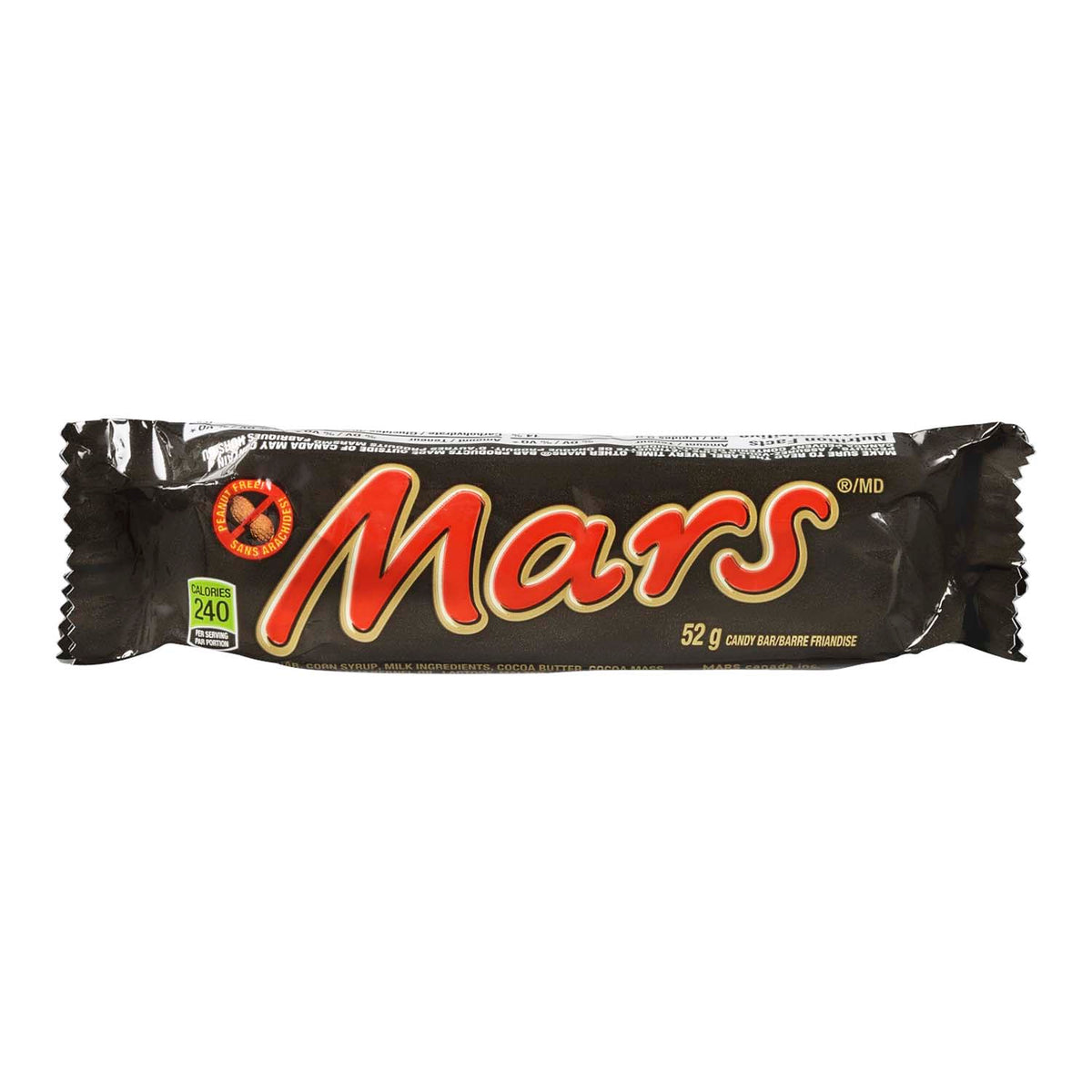 MARS Milk Chocolate Bar 52 g package