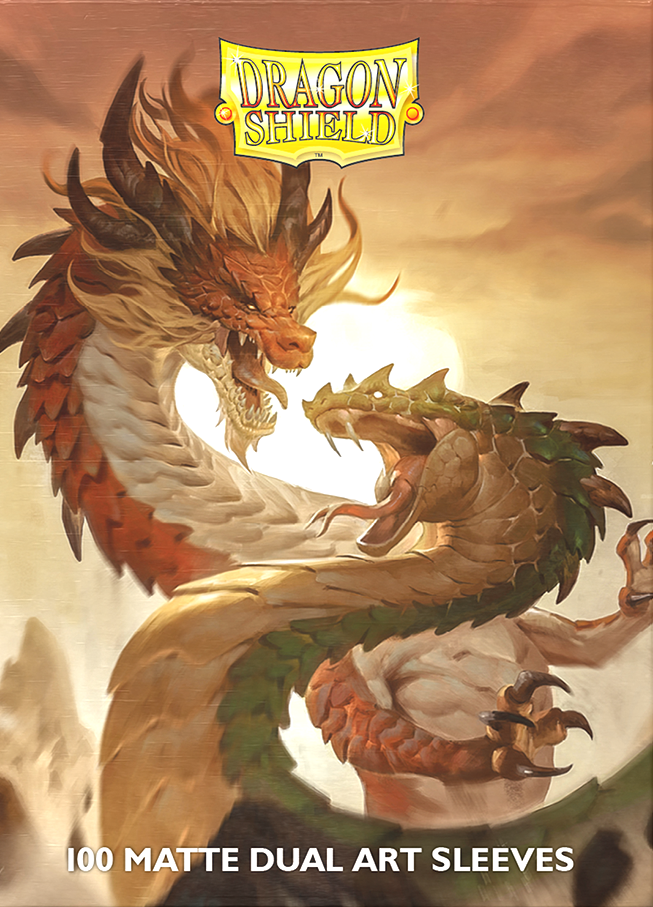 Dragon Shield Sleeves - Dual Matte Wood Snake - 100ct