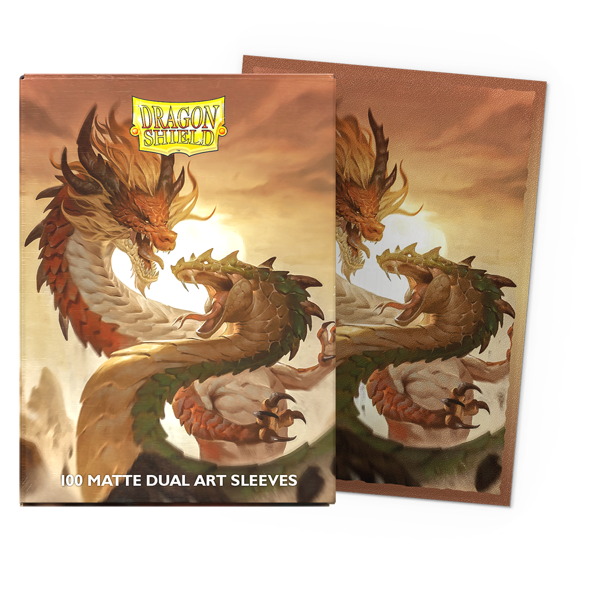 Dragon Shield Sleeves - Dual Matte Wood Snake - 100ct