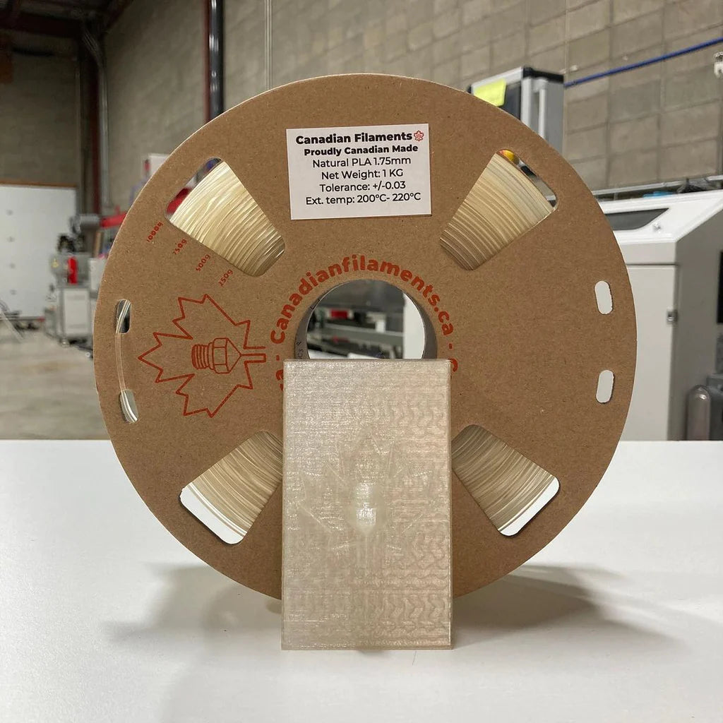 Canadian Filaments PLA - Natural - 1.75mm / 1 kg