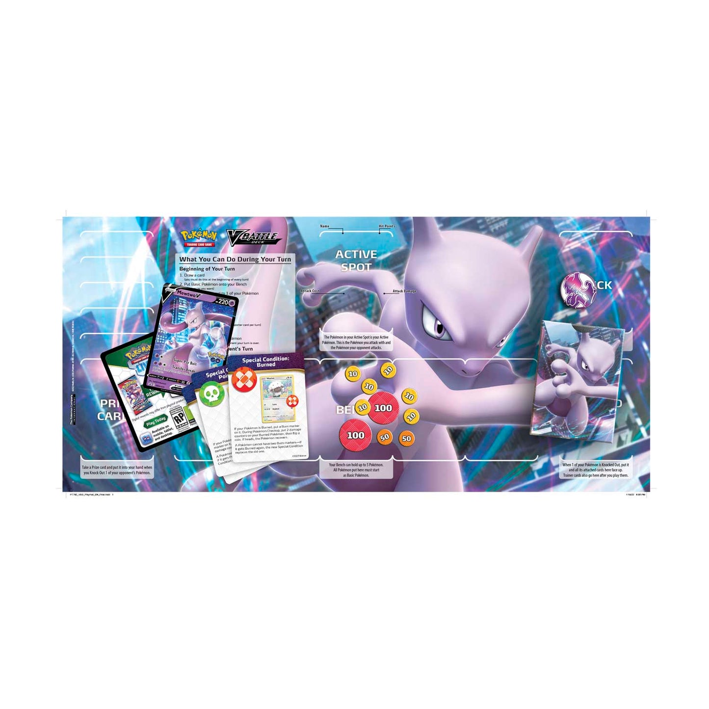 Pokémon TCG: Pokémon Go | Mewtwo V Battle Deck