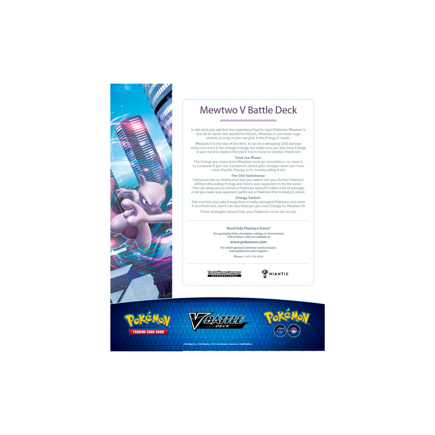 Pokémon TCG: Pokémon Go | Mewtwo V Battle Deck