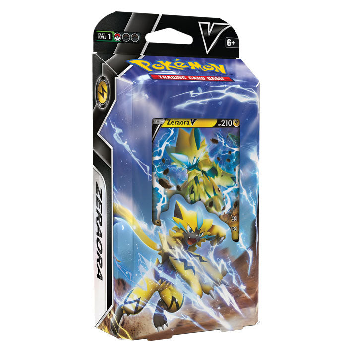 45 degree angled front view of battle box showing a fearsome yellow cat with electricity coming from its hands